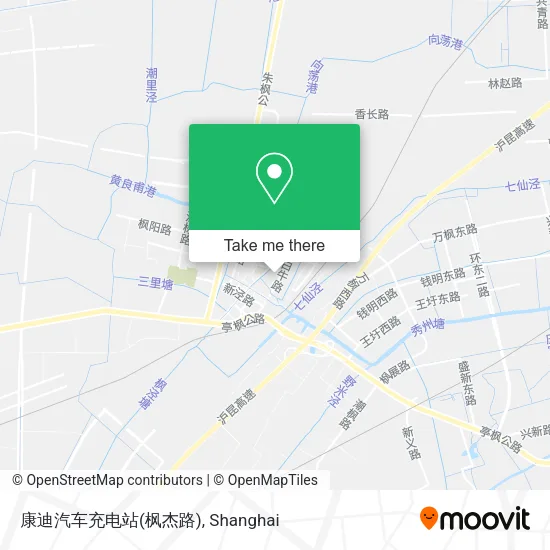 康迪汽车充电站(枫杰路) map