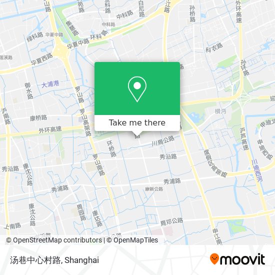 汤巷中心村路 map