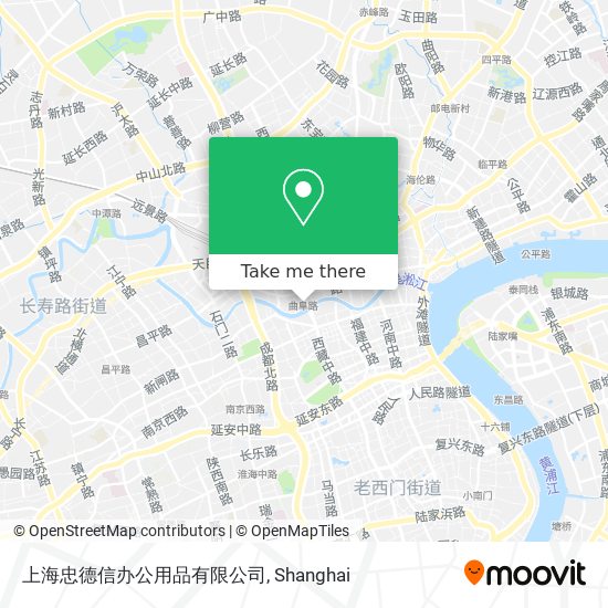 上海忠德信办公用品有限公司 map