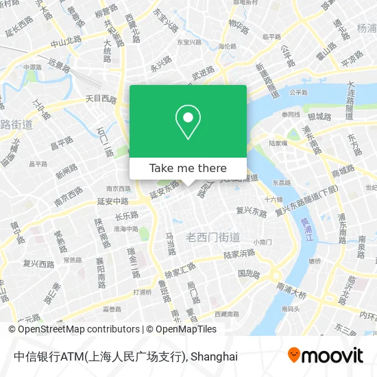 中信银行ATM(上海人民广场支行) map