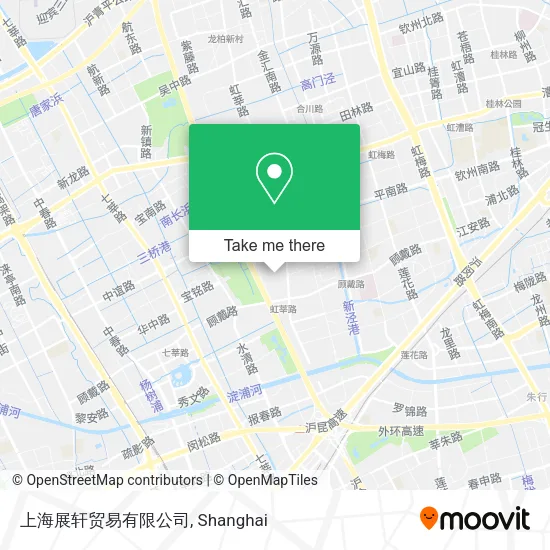 上海展轩贸易有限公司 map
