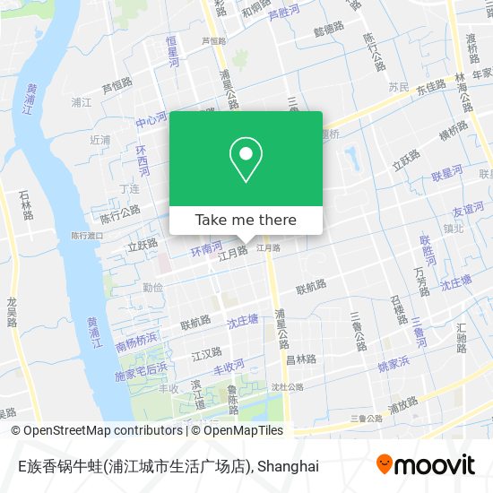 E族香锅牛蛙(浦江城市生活广场店) map