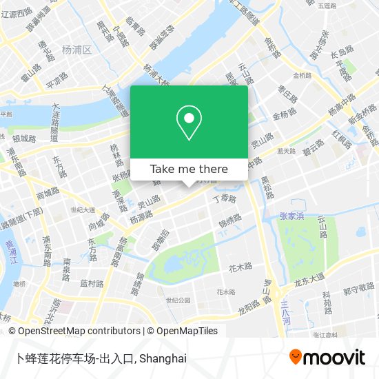 卜蜂莲花停车场-出入口 map