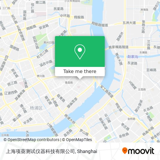 上海项葵测试仪器科技有限公司 map