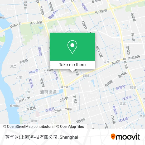 英华达(上海)科技有限公司 map