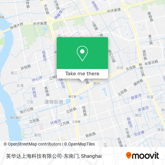 英华达上海科技有限公司-东南门 map