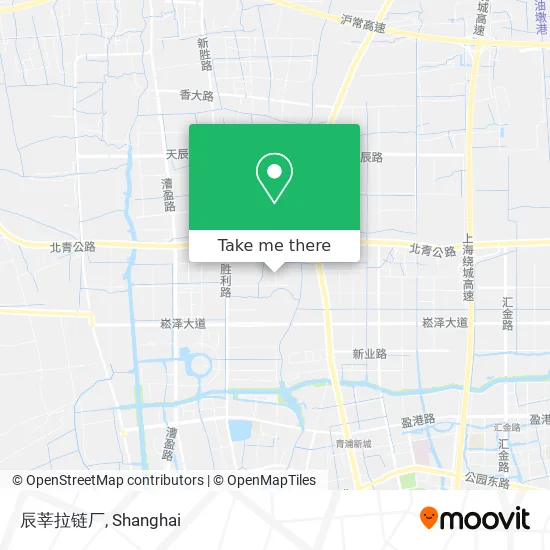辰莘拉链厂 map