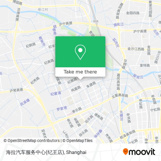 海拉汽车服务中心(纪王店) map