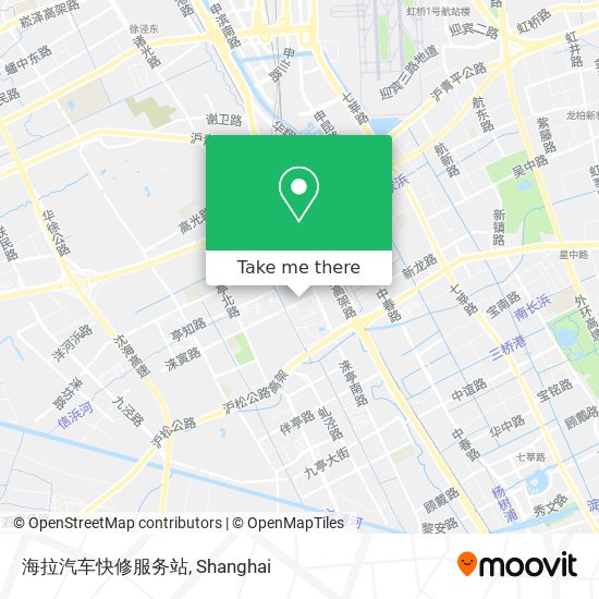 海拉汽车快修服务站 map