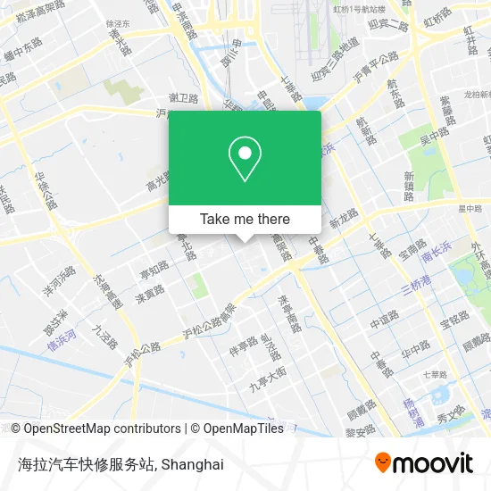 海拉汽车快修服务站 map