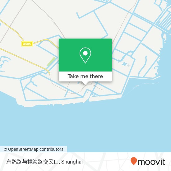 东鸥路与揽海路交叉口 map