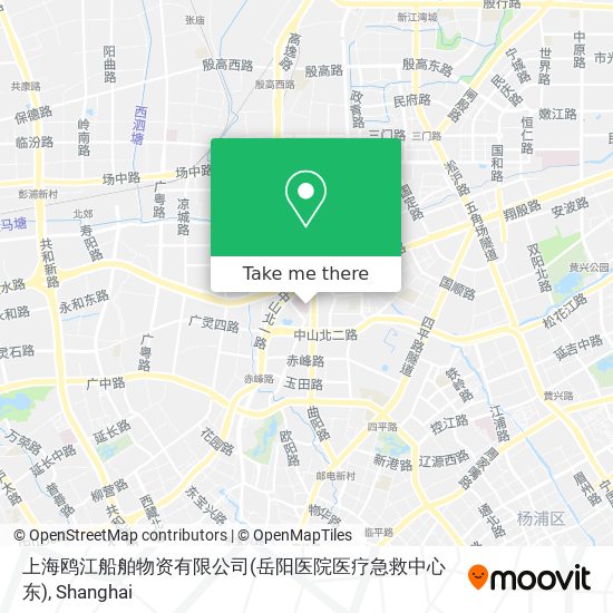 上海鸥江船舶物资有限公司(岳阳医院医疗急救中心东) map