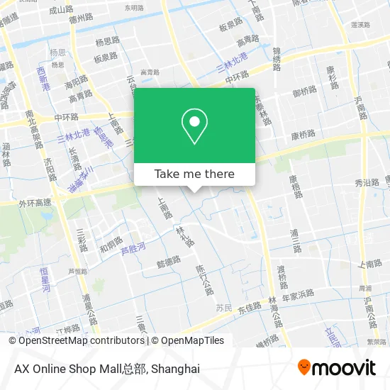 AX Online Shop Mall总部 map
