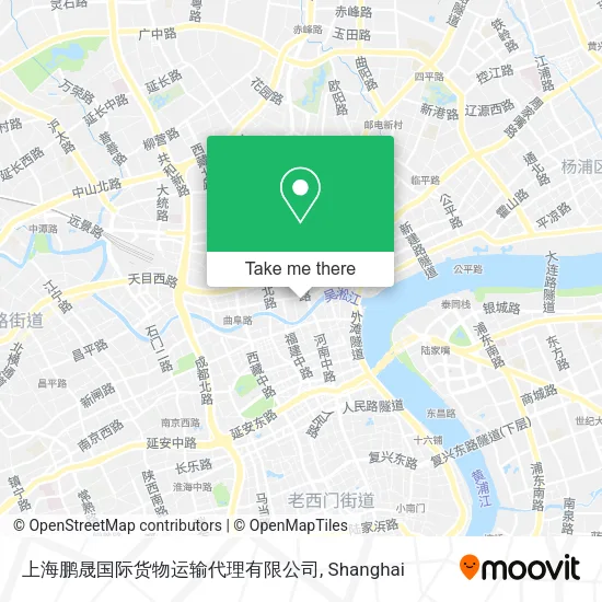 上海鹏晟国际货物运输代理有限公司 map