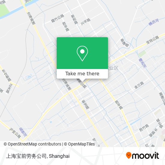 上海宝前劳务公司 map