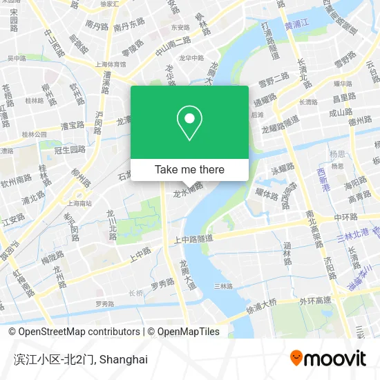 滨江小区-北2门 map