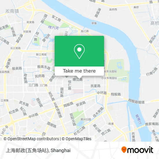 上海邮政(五角场站) map