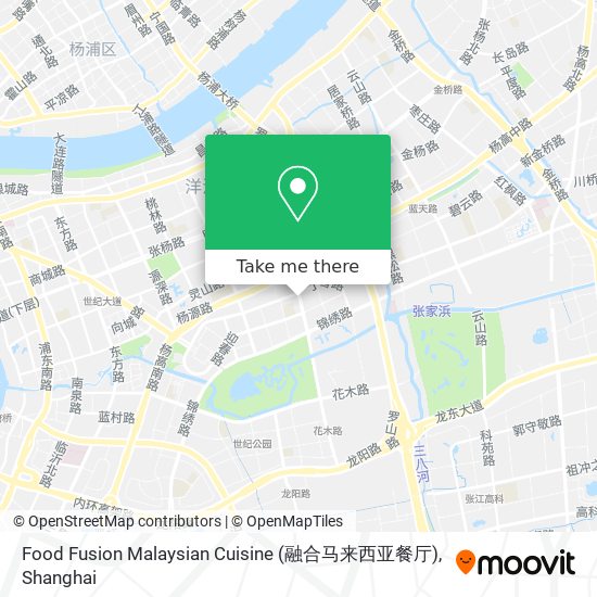 Food Fusion Malaysian Cuisine (融合马来西亚餐厅) map