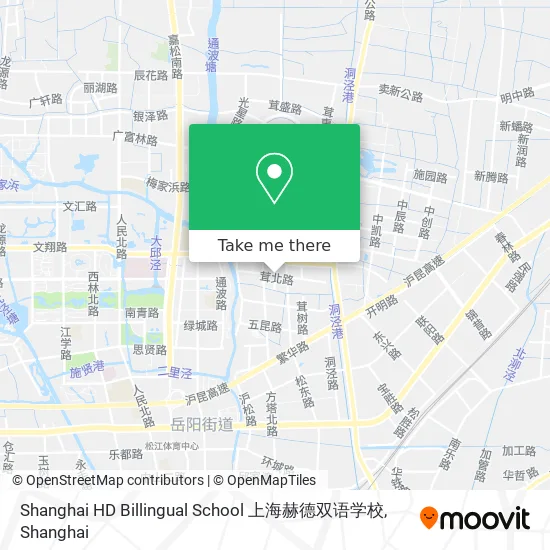 Shanghai HD Billingual School 上海赫德双语学校 map