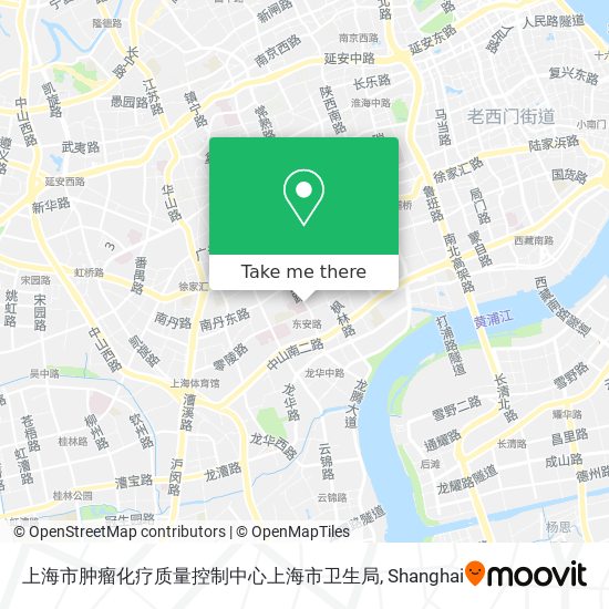 上海市肿瘤化疗质量控制中心上海市卫生局 map