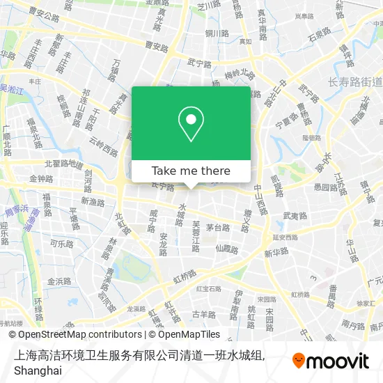 上海高洁环境卫生服务有限公司清道一班水城组 map