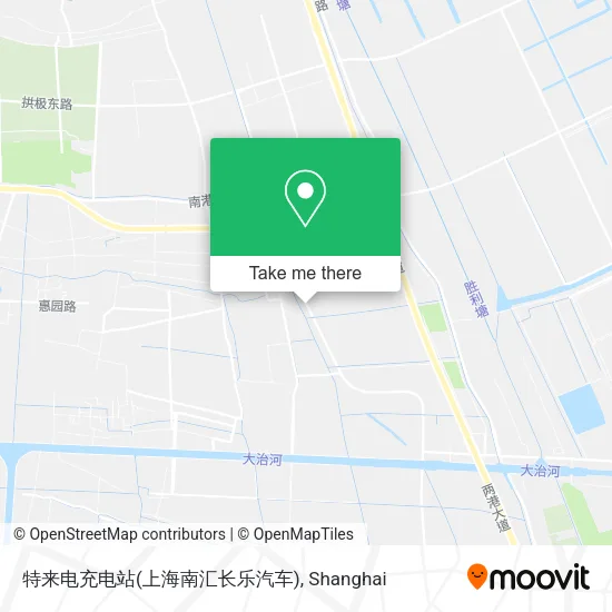 特来电充电站(上海南汇长乐汽车) map