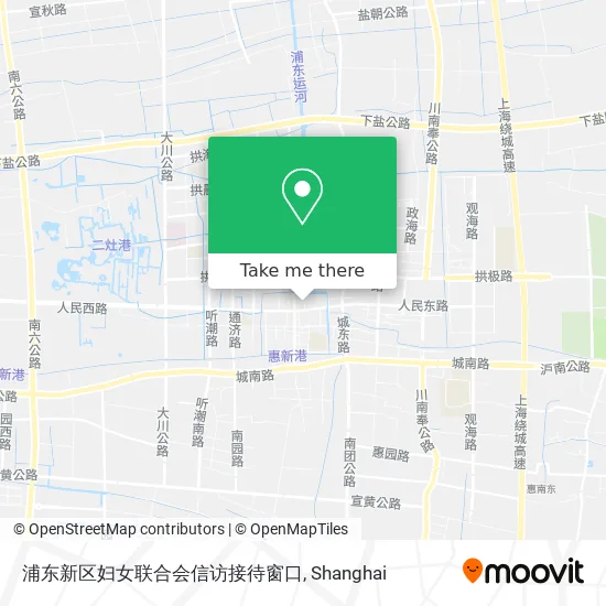 浦东新区妇女联合会信访接待窗口 map