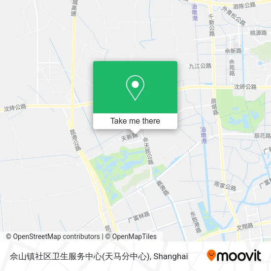 佘山镇社区卫生服务中心(天马分中心) map