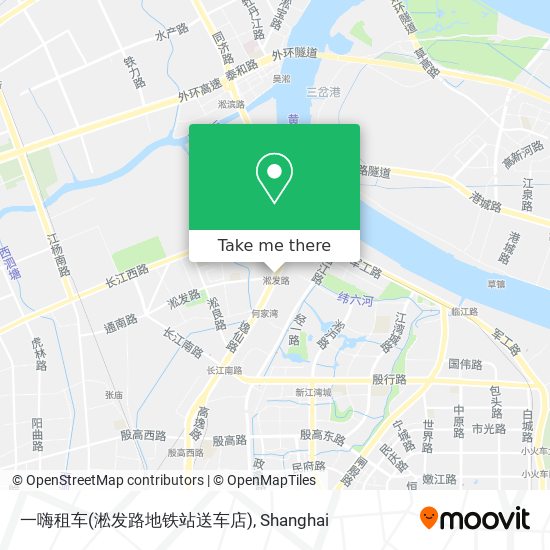 一嗨租车(淞发路地铁站送车店) map