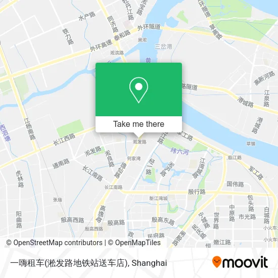 一嗨租车(淞发路地铁站送车店) map