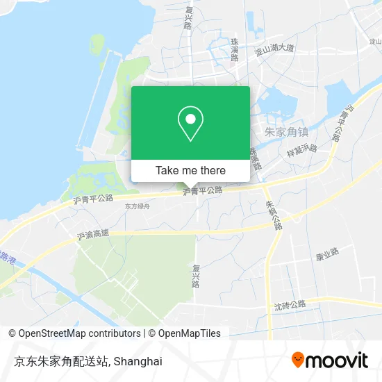 京东朱家角配送站 map