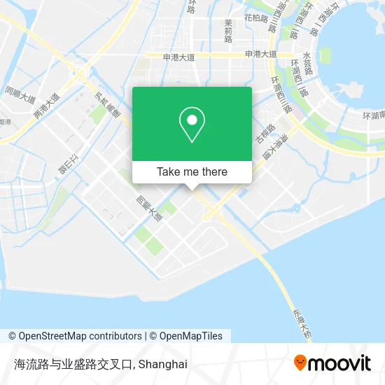 海流路与业盛路交叉口 map