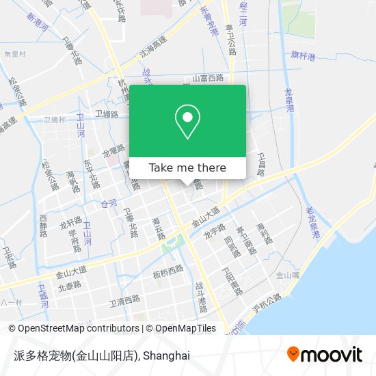 派多格宠物(金山山阳店) map