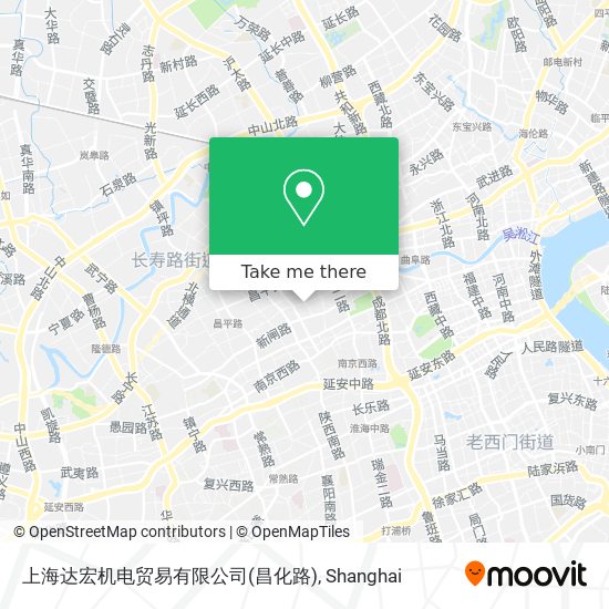 上海达宏机电贸易有限公司(昌化路) map