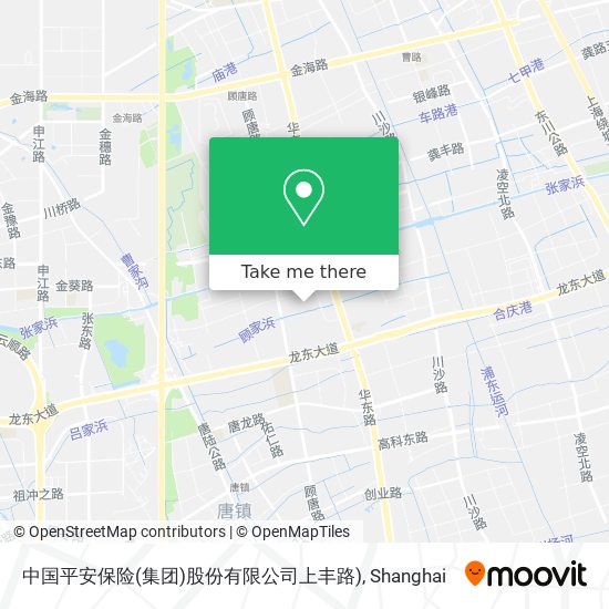 中国平安保险(集团)股份有限公司上丰路) map