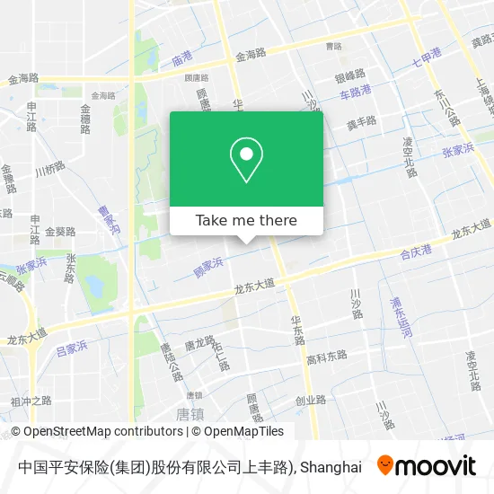 中国平安保险(集团)股份有限公司上丰路) map