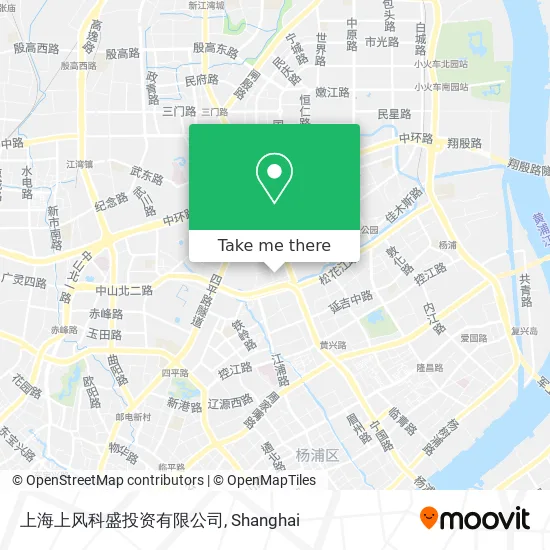 上海上风科盛投资有限公司 map