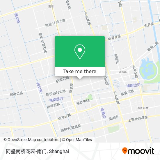 同盛南桥花园-南门 map