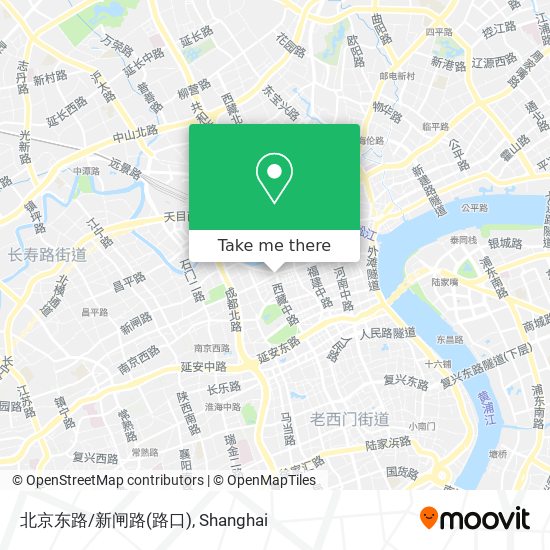 北京东路/新闸路(路口) map
