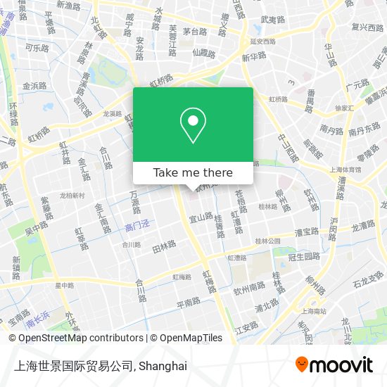 上海世景国际贸易公司 map