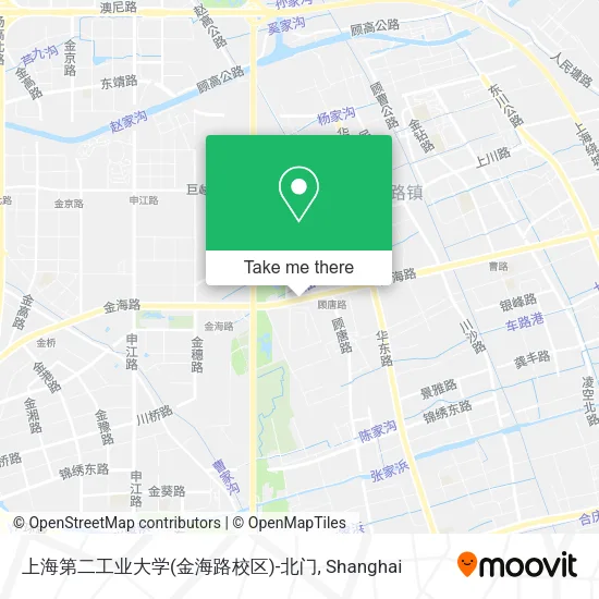 上海第二工业大学(金海路校区)-北门 map