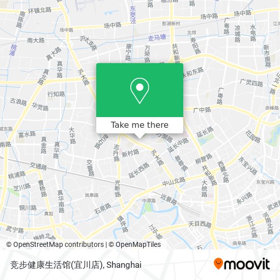 竞步健康生活馆(宜川店) map