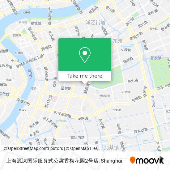 上海源涞国际服务式公寓香梅花园2号店 map