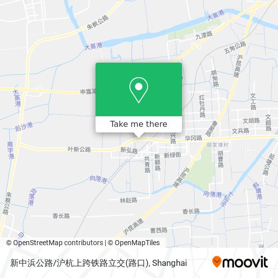 新中浜公路/沪杭上跨铁路立交(路口) map