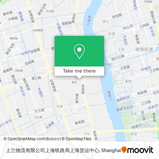 上兰物流有限公司上海铁路局上海货运中心 map