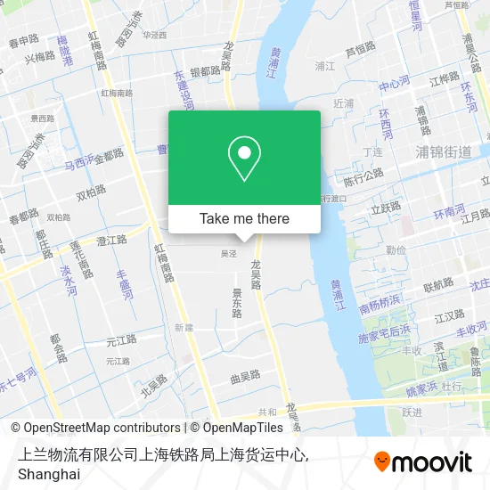 上兰物流有限公司上海铁路局上海货运中心 map