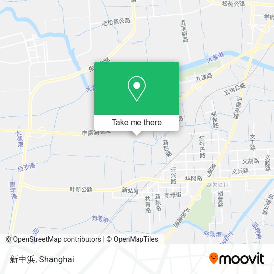 新中浜 map