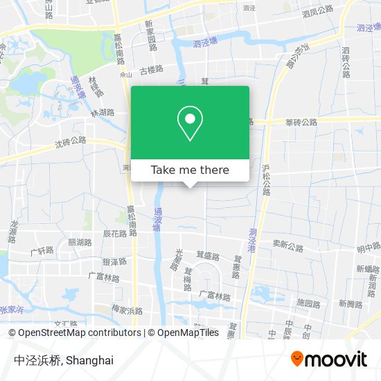 中泾浜桥 map