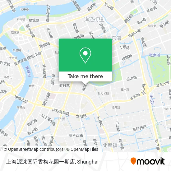 上海源涞国际香梅花园一期店 map