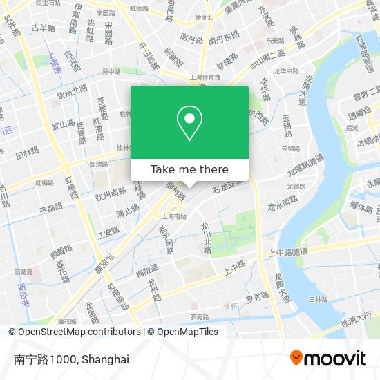 南宁路1000 map